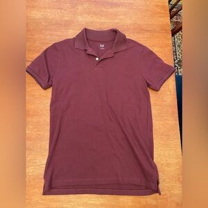 Men’s Gap XS burgundy cotton polo